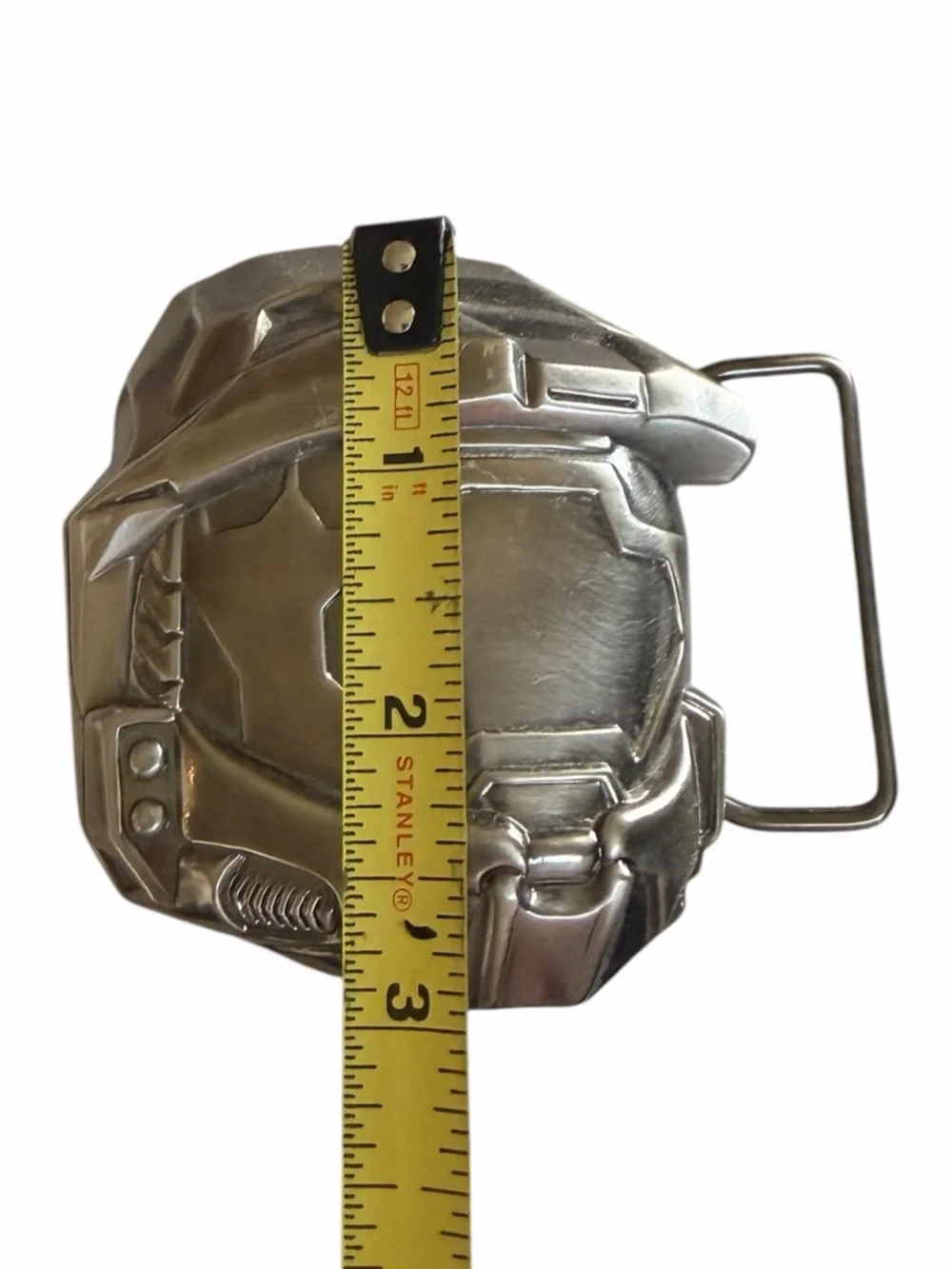 Halo Silver Collectible Master Chief Helmet Belt Buckle Gamer Streetwear